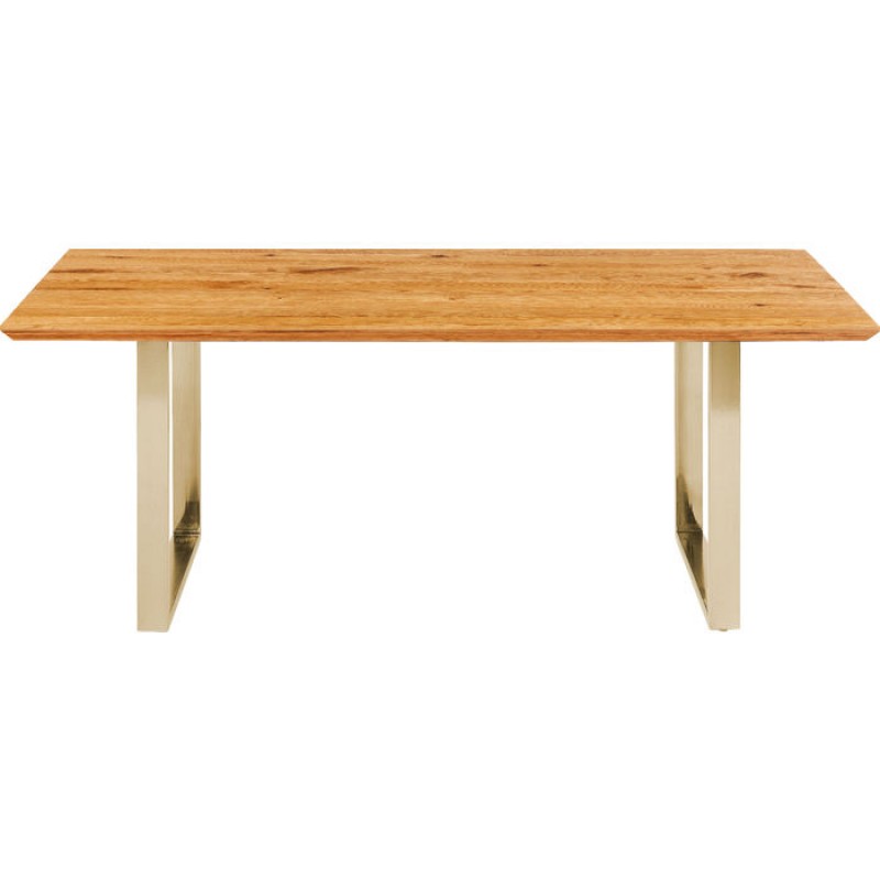 Table Symphony Oak Brass 200x100